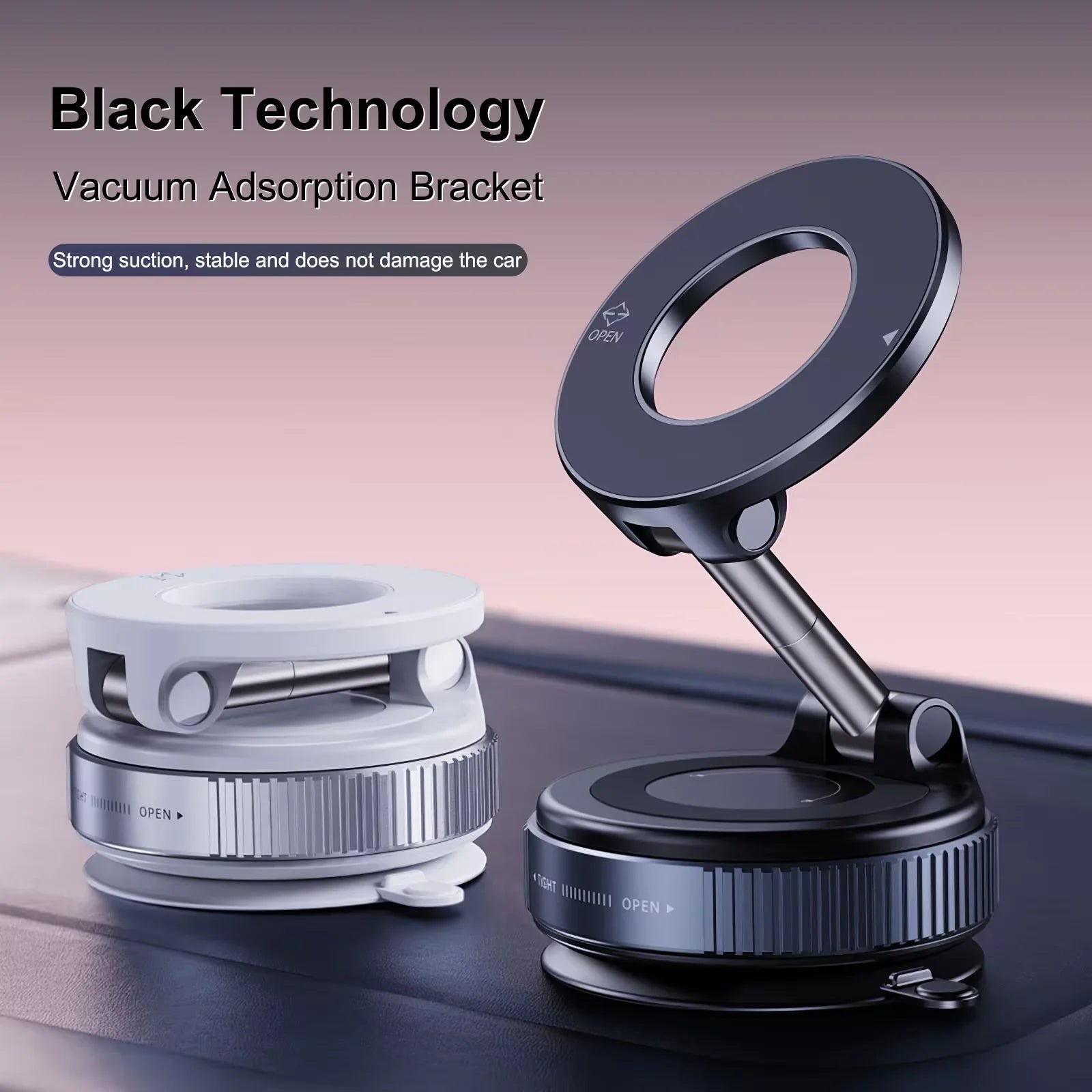Versatile Magnetic Car Phone Holder