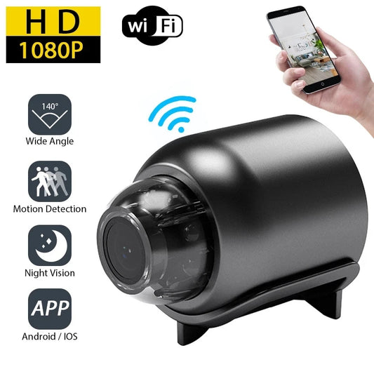 New X5Mini Night Vision 1080P Wireless Surveillance Camera Lightweight Clear Portable Motion Detection Premium Quality